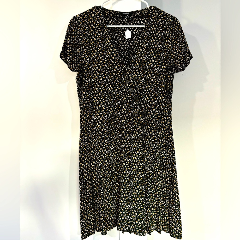 Madewell wrap mini dress